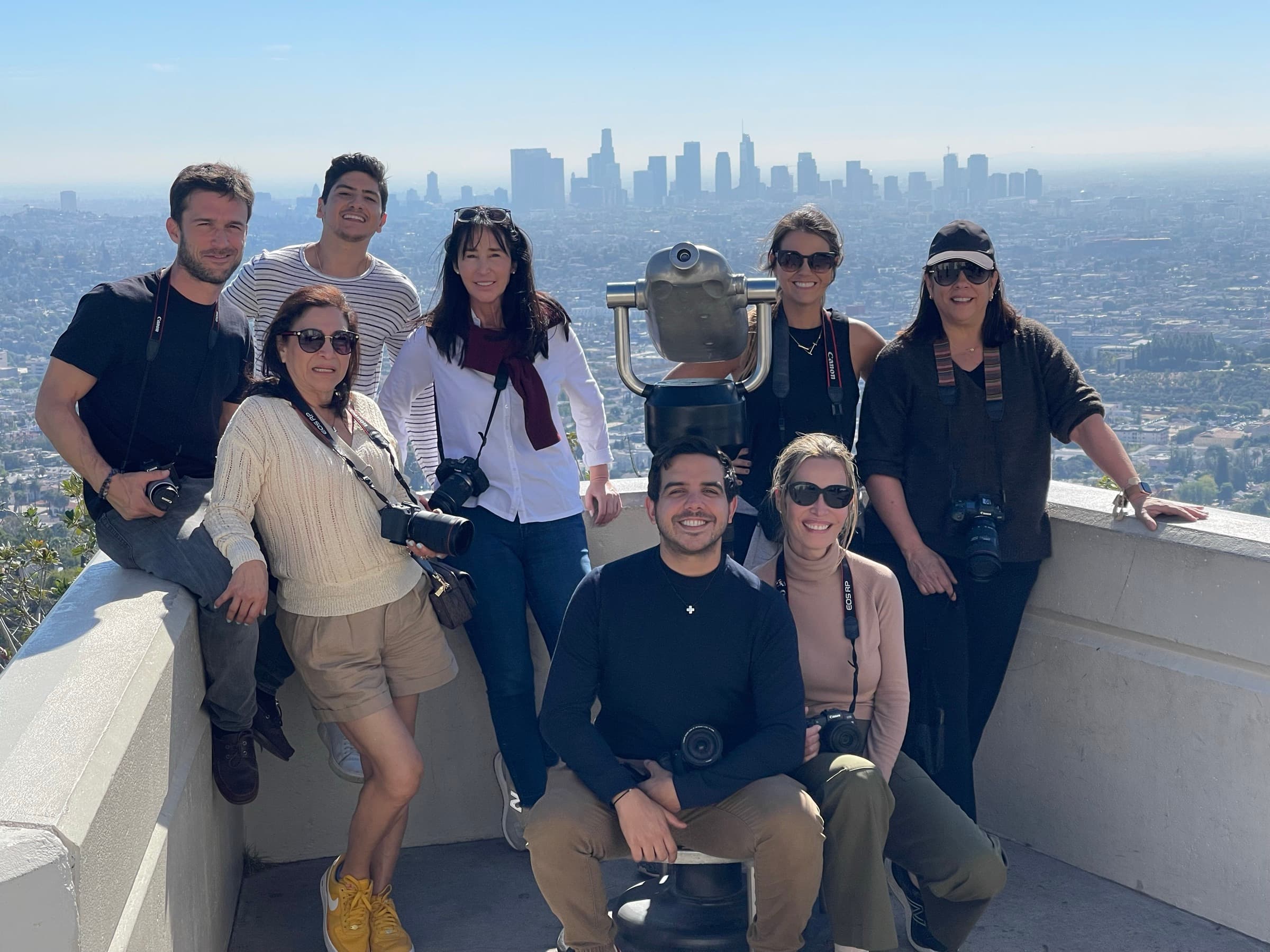 El grupo en California