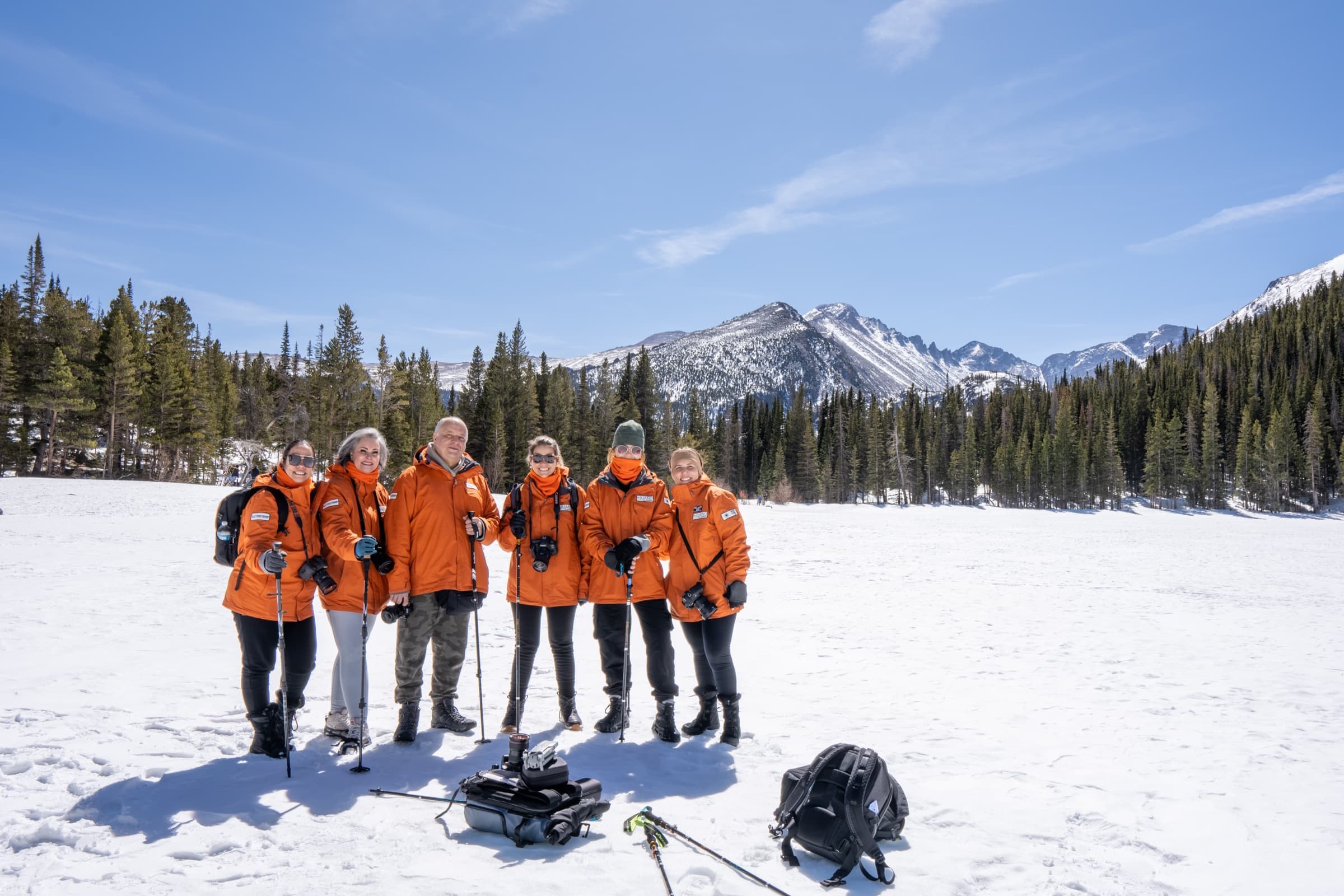 El grupo en Colorado
