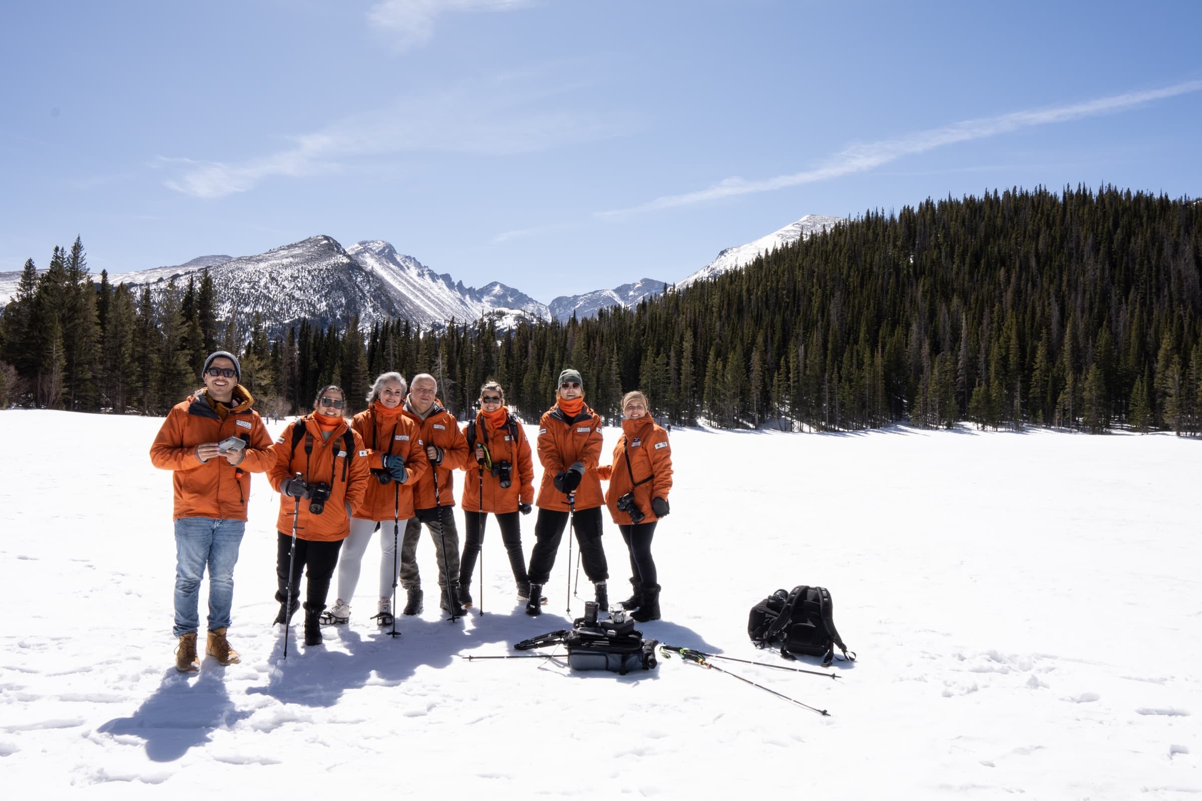 El grupo en Colorado