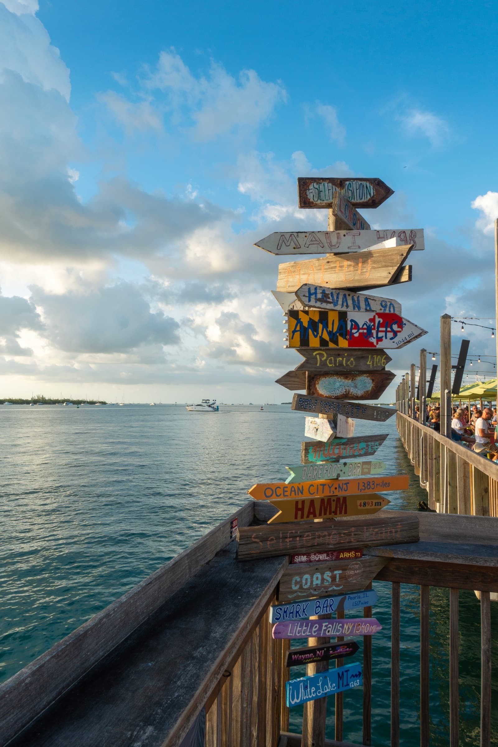 El grupo con las cámaras en Key West