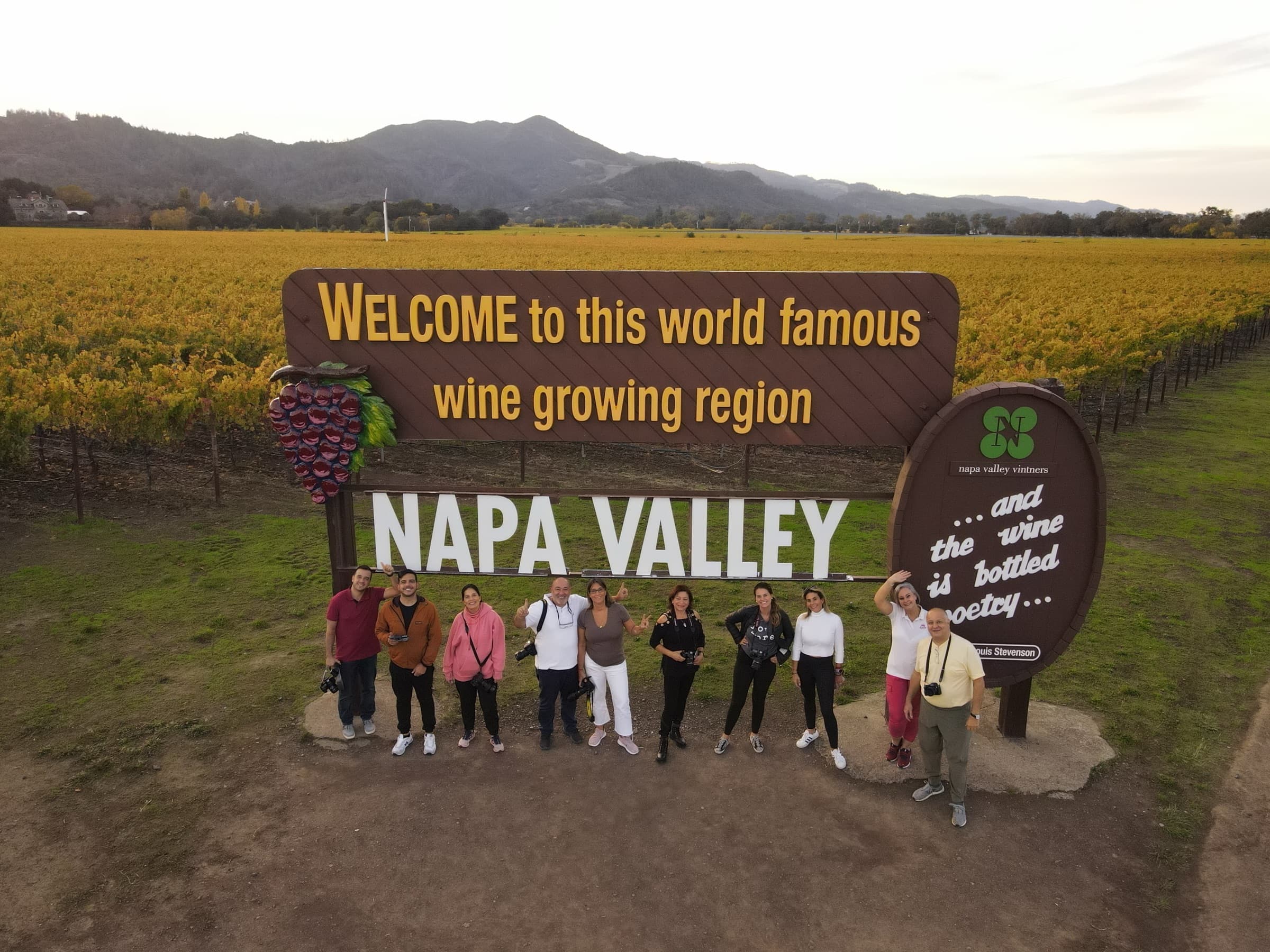 Un sitio del recorrido por Napa Valley