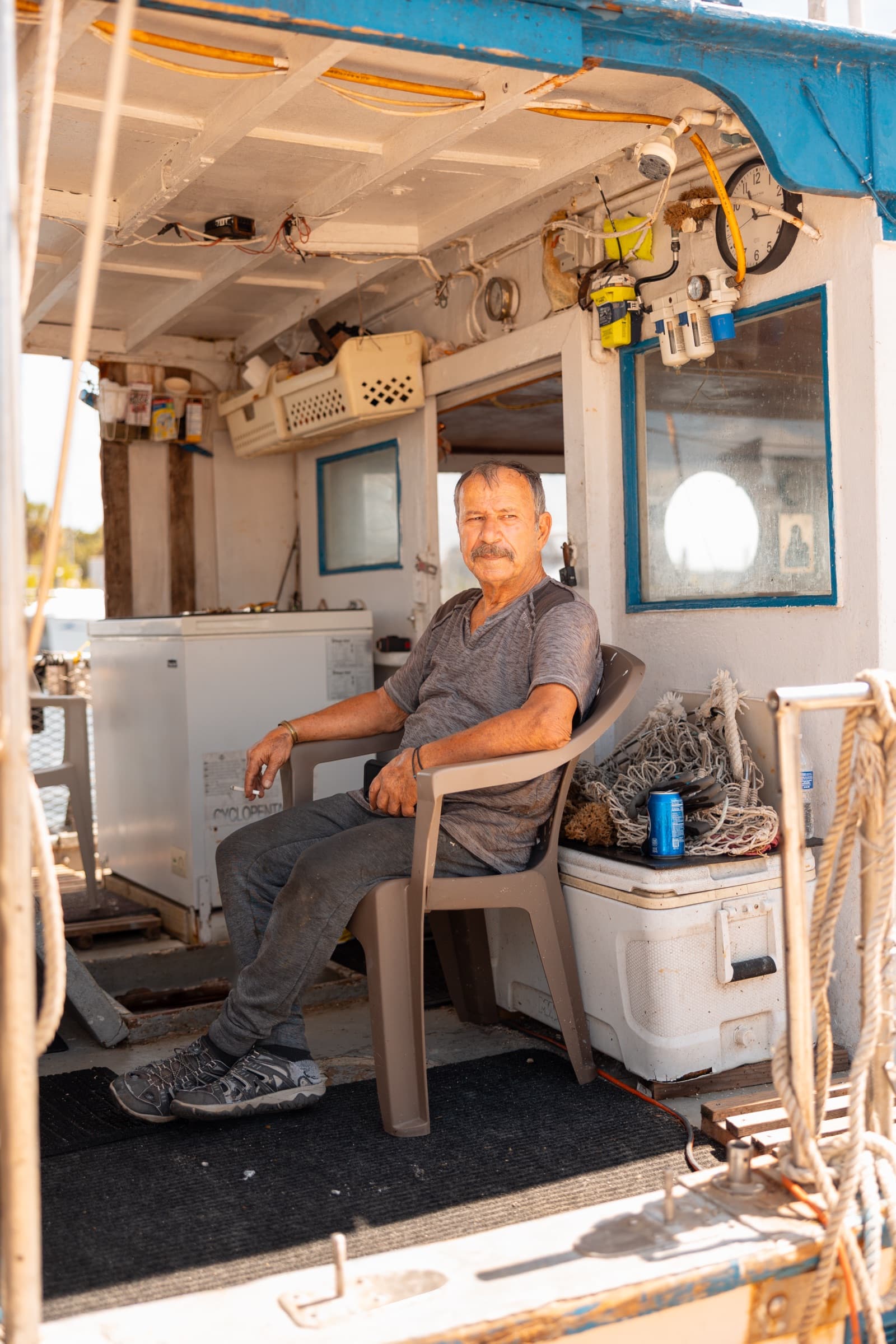Fotografía de Juano, hecha en Tarpon Springs