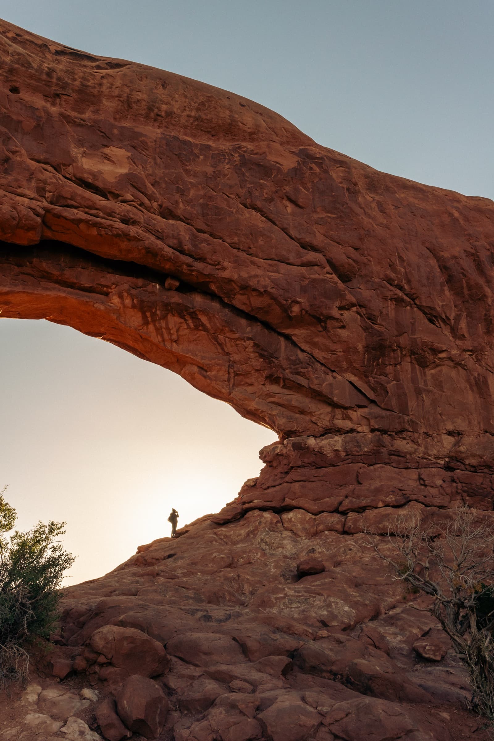 Fotografía de Juano, hecha en Utah