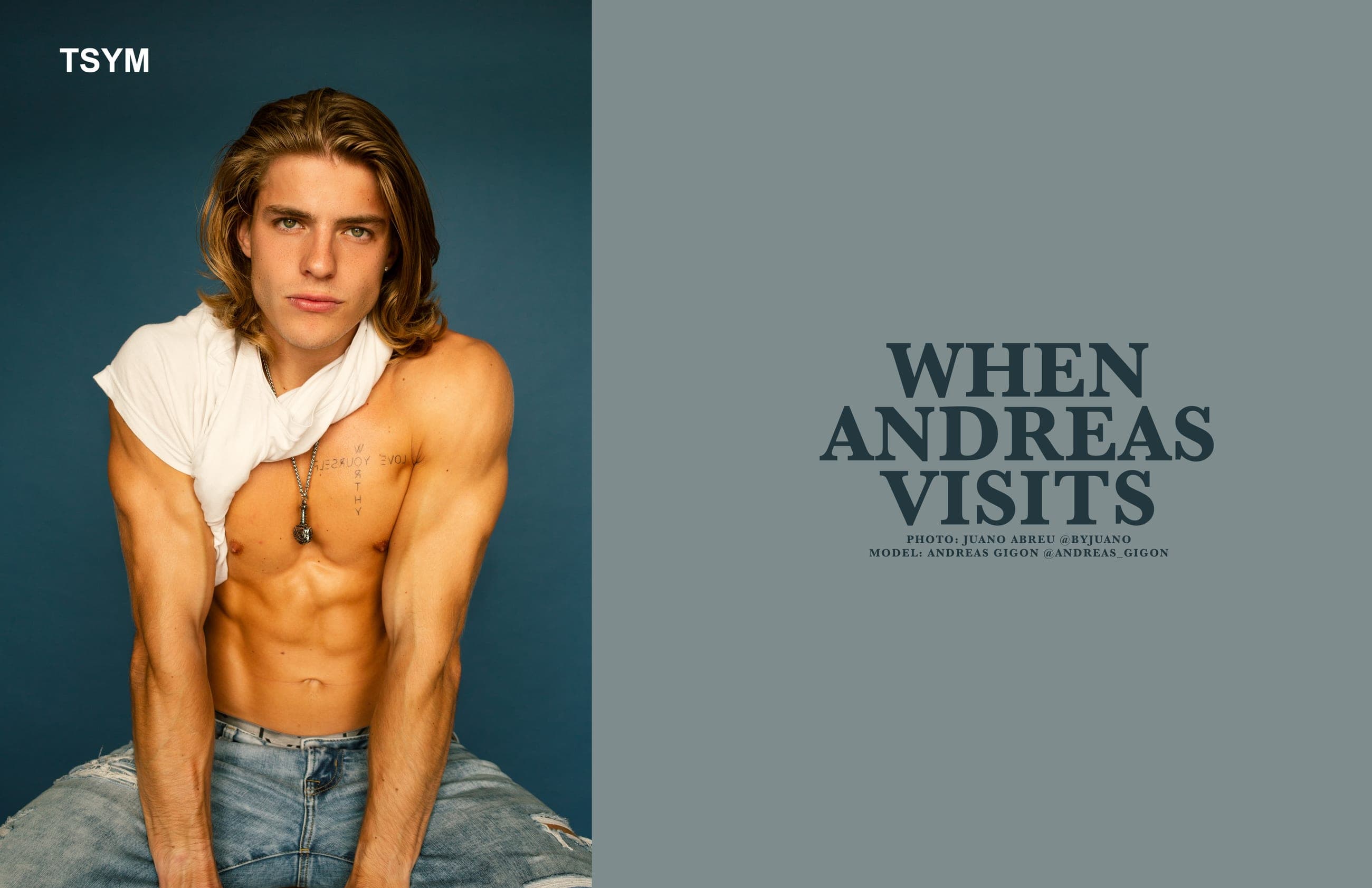 Doble página de TSYM: Andreas Gigon.