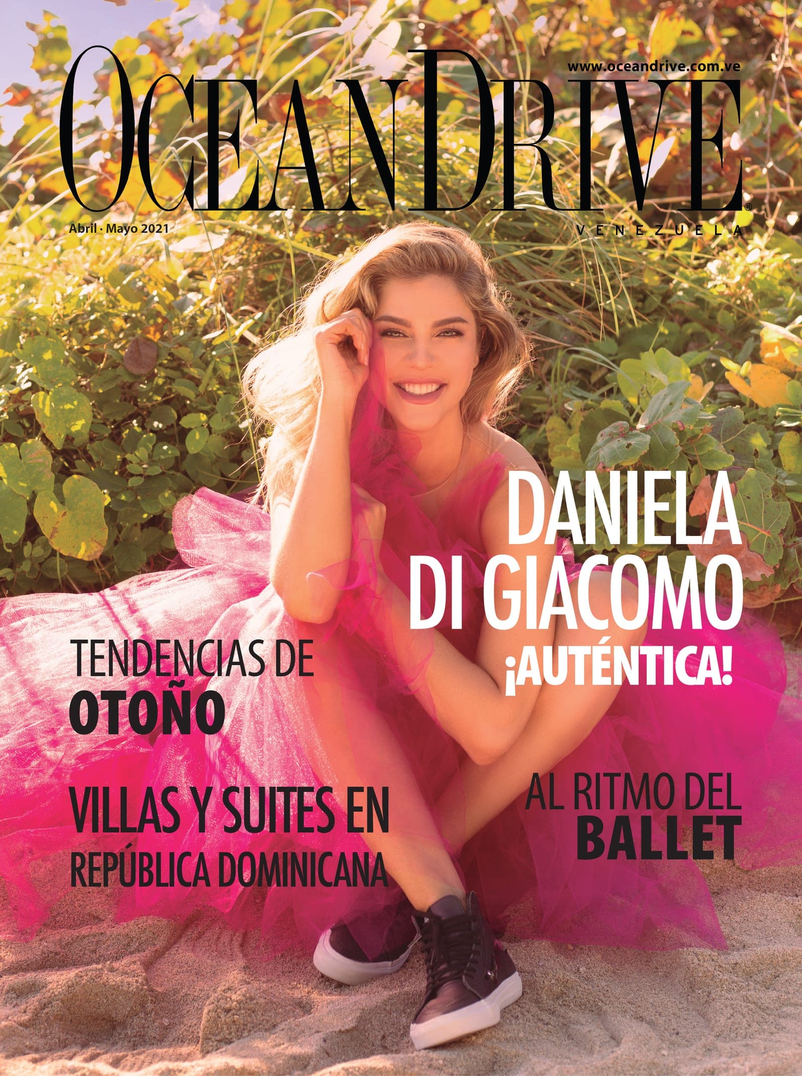 Portada de Ocean Drive Venezuela: Daniela Di Giacomo.