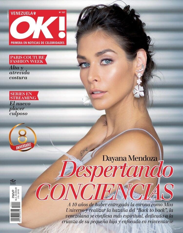 Portada de OK! Venezuela: Dayana Mendoza.