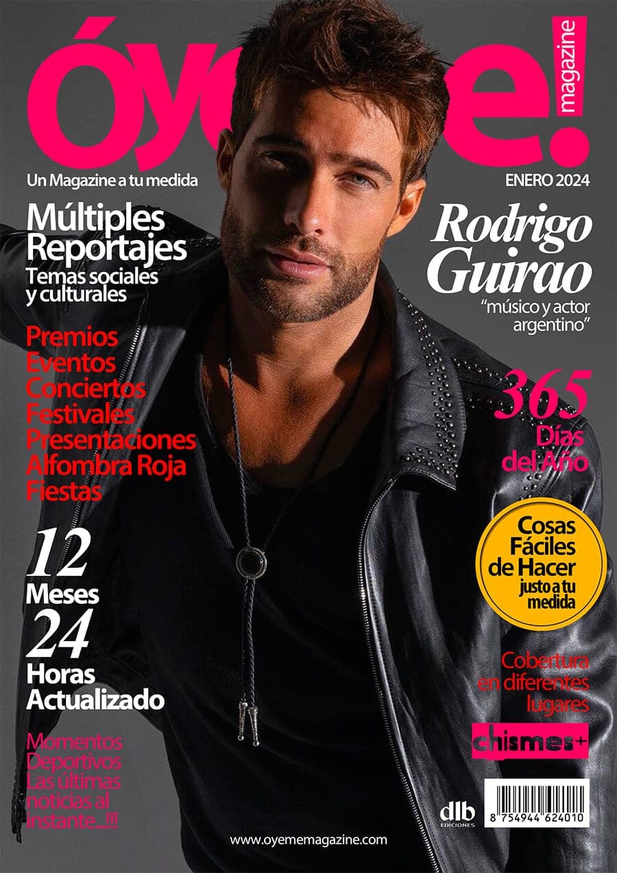 Portada de óyeme magazine: Rodrigo Guirao.