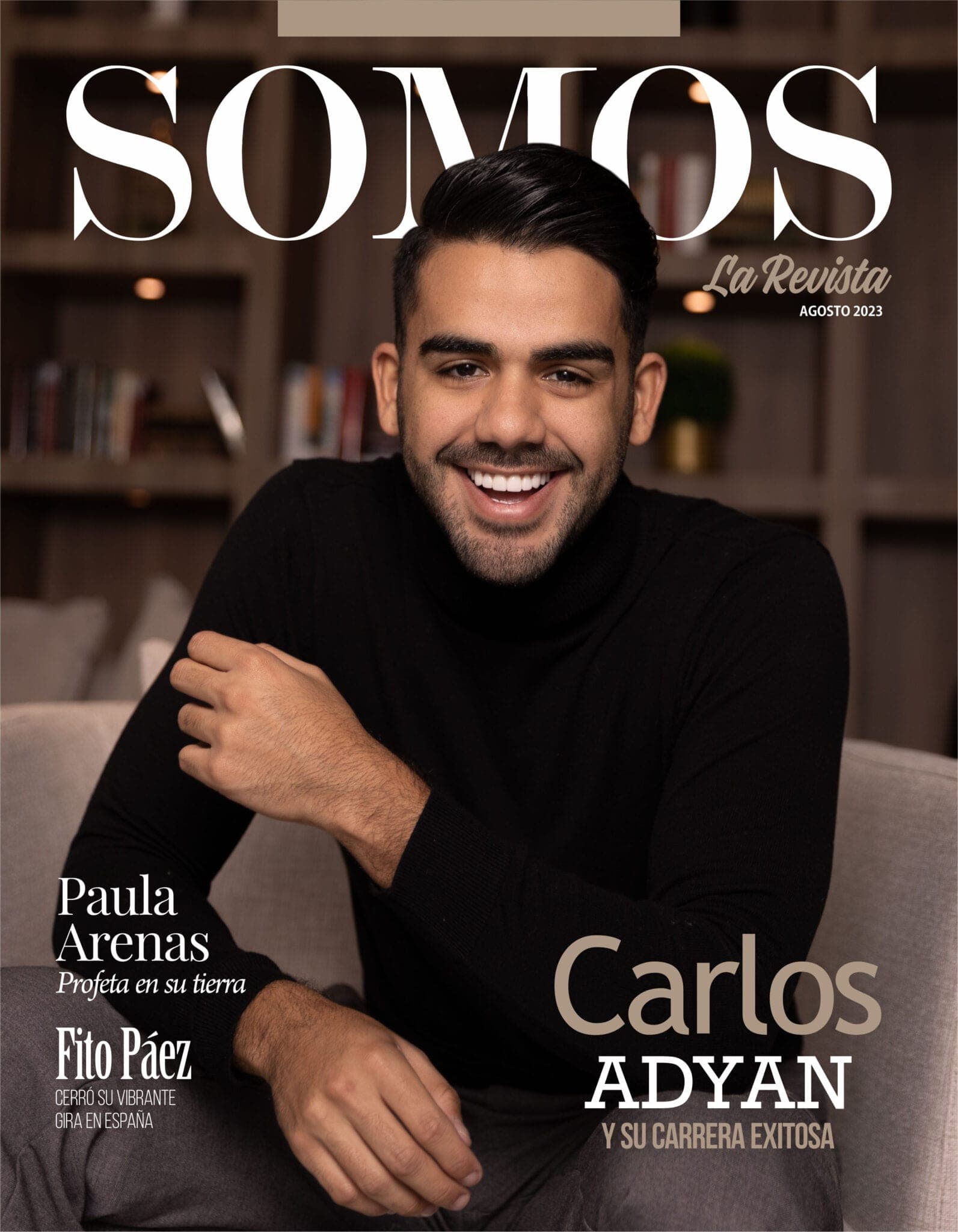 Portada de SOMOS La Revista: Carlos Adyan.