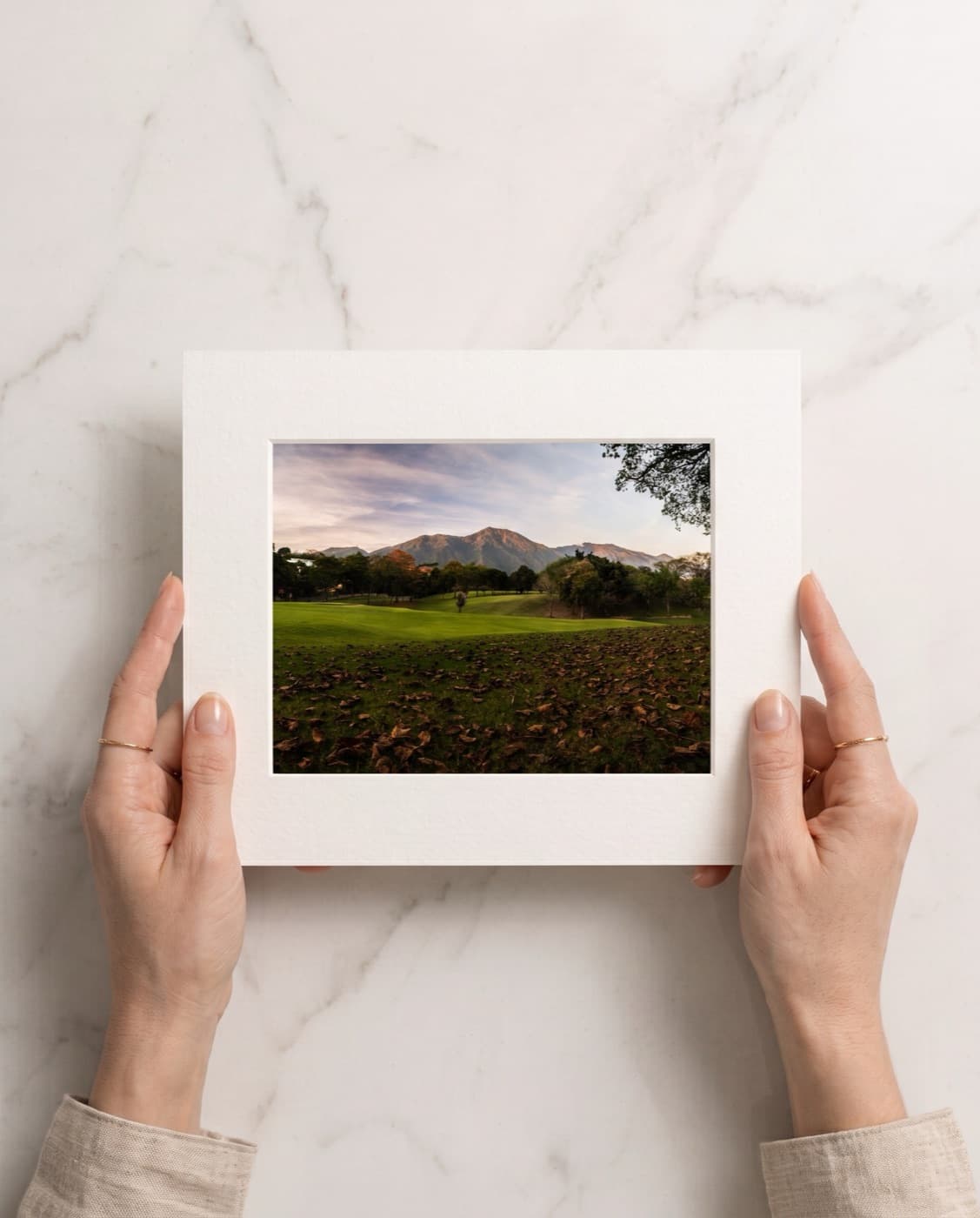 Valle de Caracas, montada a 8×10 in