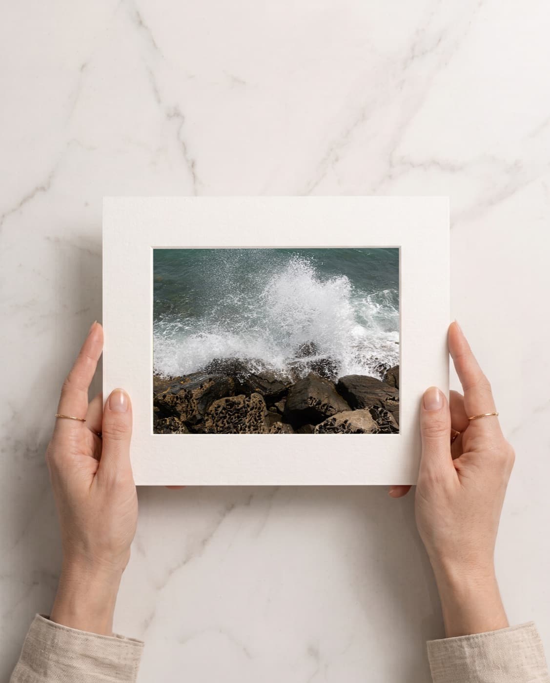 Rompeolas de La Guaira, montada a 8×10 in