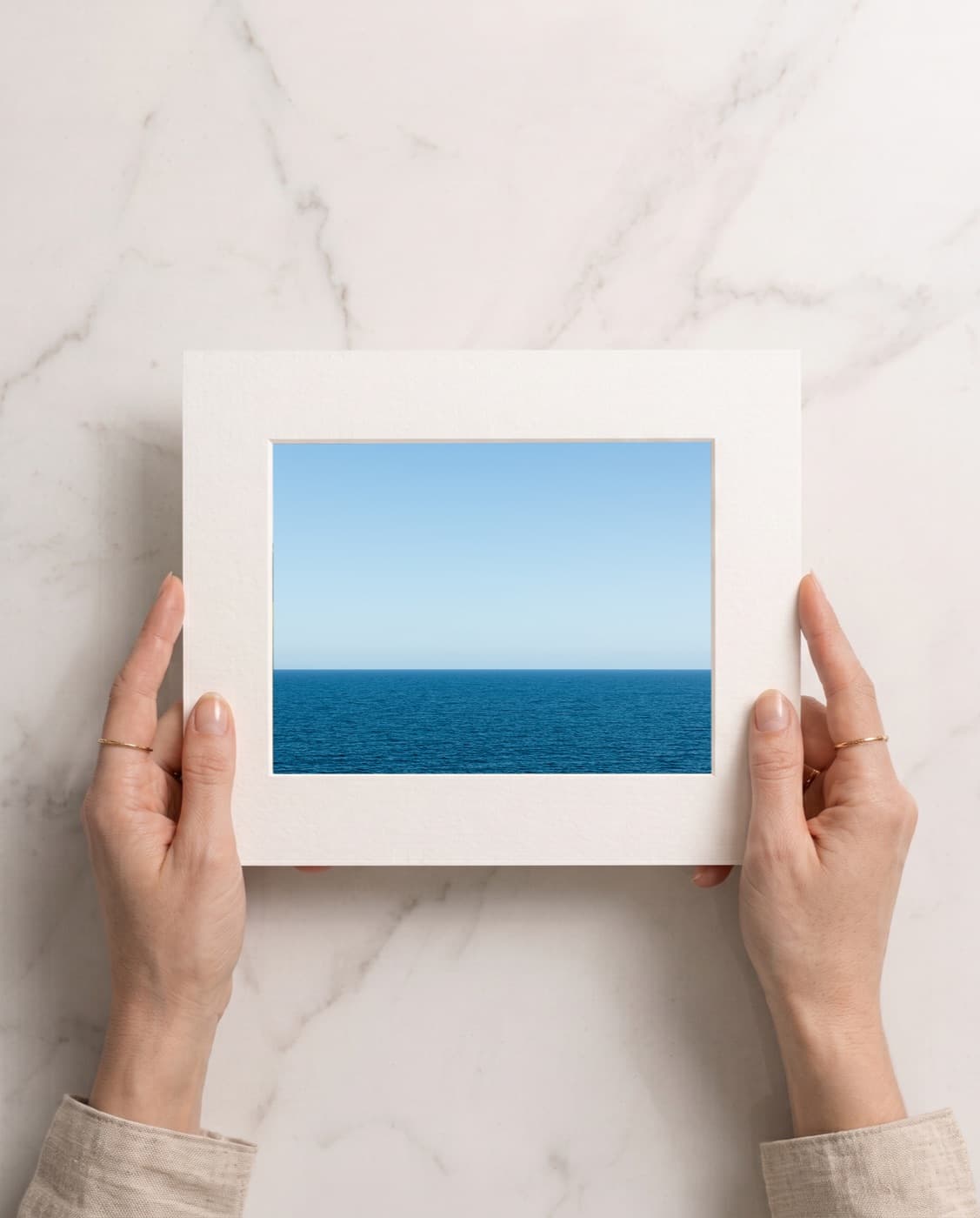Línea de Horizonte, montada a 8×10 in