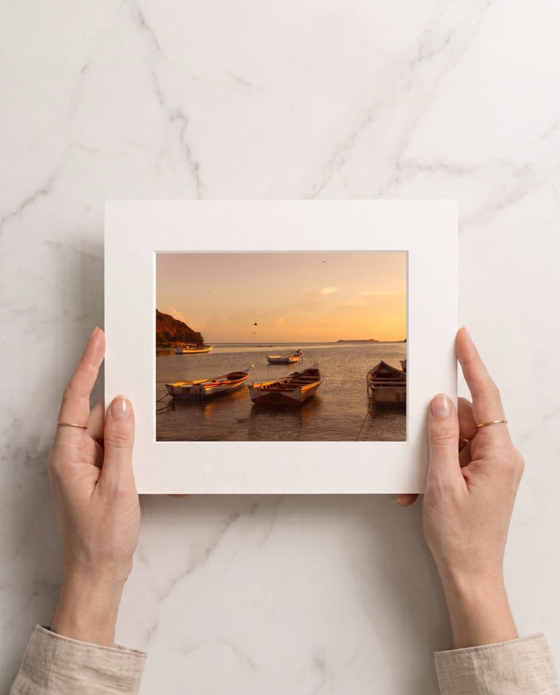 Bahía de Pampatar, montada a 8×10 in